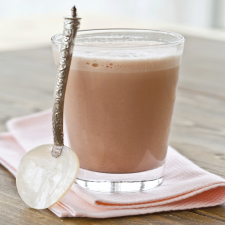 Intense chocolate Booster drink with raspberry hint